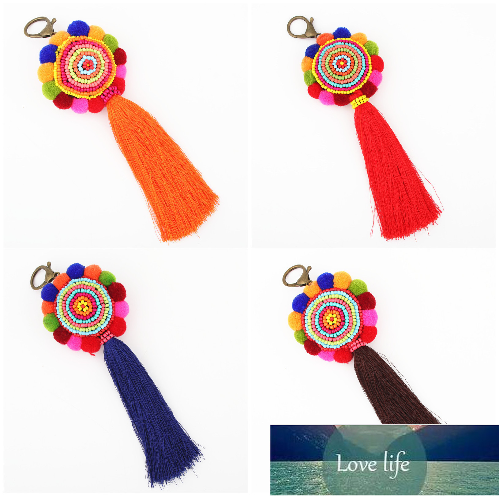 1pc Handmade Tassel Key Chains For Women Bags Accessories Beads Pom Pom Ethnic Keychain Bohemian Jewelry Factory price expert design Quality Latest Style Original
1pc Handmade Tassel Key Chains For Women Bags Accessories Beads Pom Pom Ethnic Keychain Bohemian Jewelry Factory price expert design Quality Latest Style Original