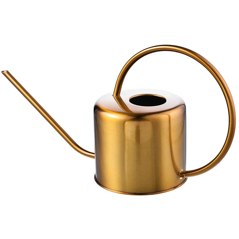 1300ml Stainless Steel Watering Can Gold Garden Small Water Bottle Easy To Use Handle Perfect For Watering Plants Flower 201211
1300ml Stainless Steel Watering Can Gold Garden Small Water Bottle Easy To Use Handle Perfect For Watering Plants Flower 201211