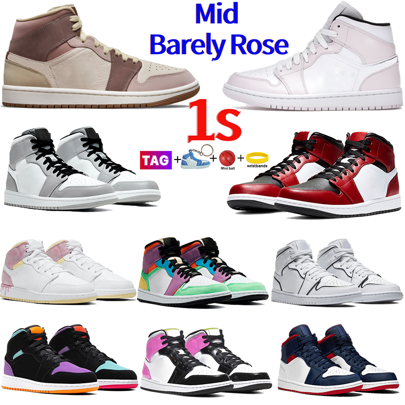 Top 1 1s Mid SE Dark Pony Smoky Mauve Barely Rose Basketball shoes Chicago TOE Royal Blue Laser Orange Men Designer Sneakers Light Smoke Grey Black White Women Trainer, Bubble wrap packaging
Top 1 1s Mid SE Dark Pony Smoky Mauve Barely Rose Basketball shoes Chicago TOE Royal Blue Laser Orange Men Designer Sneakers Light Smoke Grey Black White Women Trainer, Bubble wrap packaging