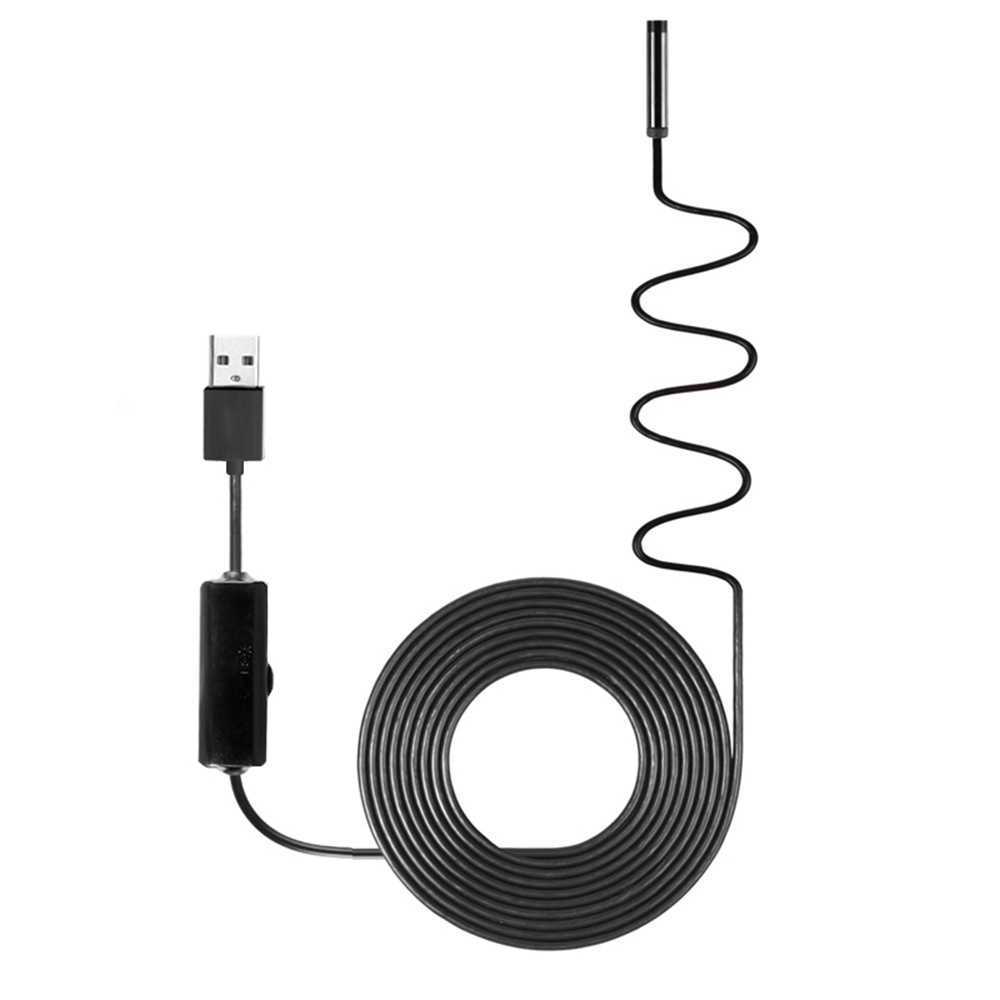 2/5/10m 8mm USB Endoscope Borescope Inspection Camera 8LEDs Lens IP67 Waterproof Endoscope Soft Wire & Hard Wire