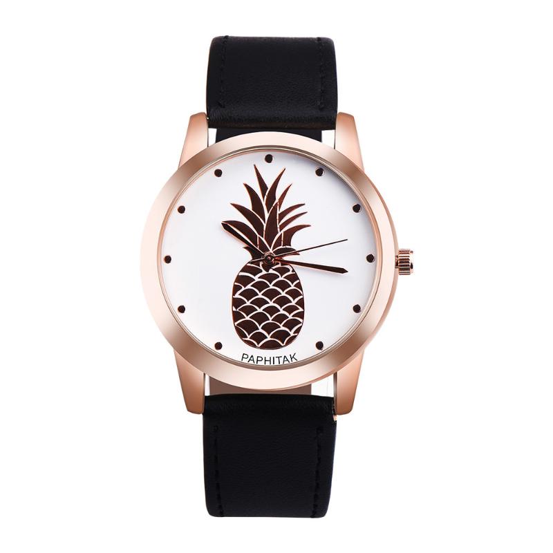 Wristwatches Cute Funny Pineapple Clock Womens's Faux Leather Analog Quartz Watch Fashion Womens Wristwatch Elegant Ladies Dress Watches Fi, Gold
Wristwatches Cute Funny Pineapple Clock Womens's Faux Leather Analog Quartz Watch Fashion Womens Wristwatch Elegant Ladies Dress Watches Fi, Gold