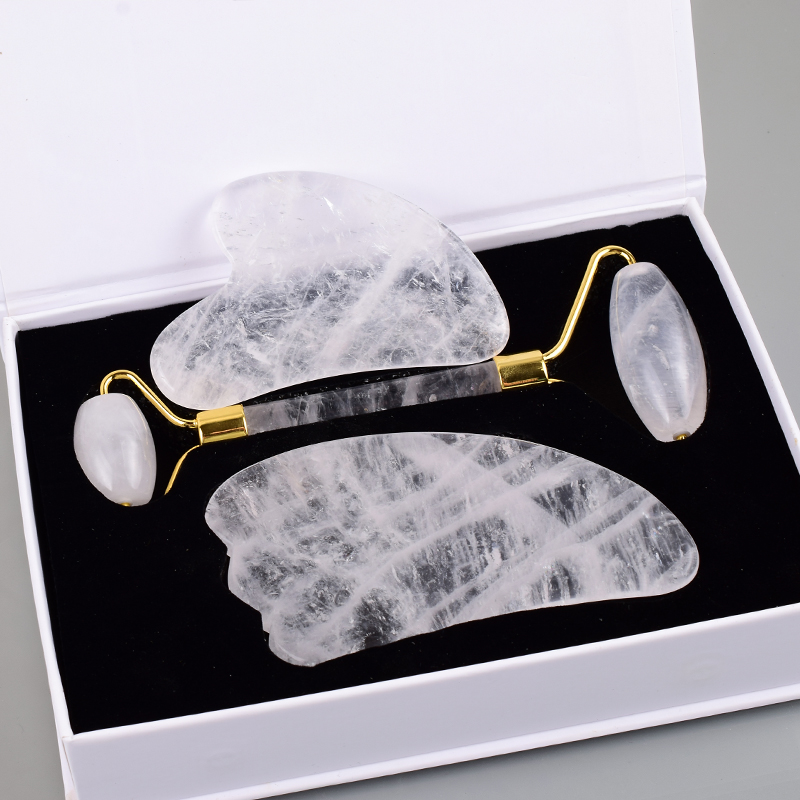 Natural Rock Quartz Guasha Tool Facial Roller Set Reduce Wrinkles Aging Massage Tools Skin Detox Face Body Eyes Neck Massager
Natural Rock Quartz Guasha Tool Facial Roller Set Reduce Wrinkles Aging Massage Tools Skin Detox Face Body Eyes Neck Massager
