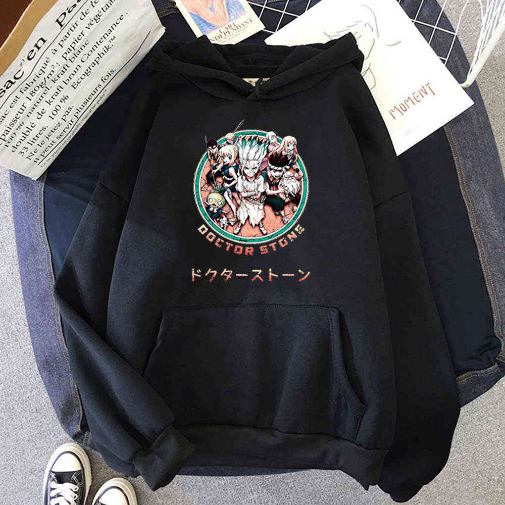 Japan Anime Dr. Stone Men Hooded Sweatshirt Cool Manga Poster Womens Pullover Harajuku Hip Hop Long Sleeve Warm Sweatshirt Top G1019, Black
Japan Anime Dr. Stone Men Hooded Sweatshirt Cool Manga Poster Womens Pullover Harajuku Hip Hop Long Sleeve Warm Sweatshirt Top G1019, Black