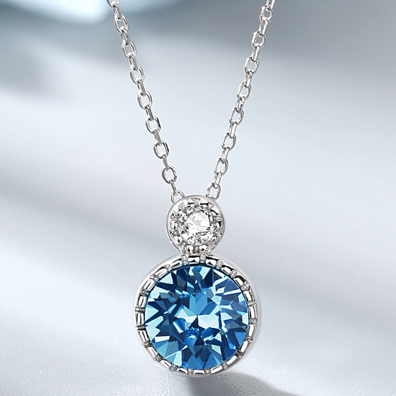 Ocean Heart 925 Sterling Silver Necklace Wild Clavicle Chain Female Austrian Crystal Simple High-end Jewelry
Ocean Heart 925 Sterling Silver Necklace Wild Clavicle Chain Female Austrian Crystal Simple High-end Jewelry