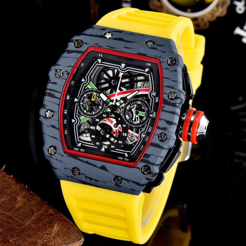 4-Mens montre de luxe watches silicone strap fashion designer watch sports quartz analog clock Relogio Masculino
4-Mens montre de luxe watches silicone strap fashion designer watch sports quartz analog clock Relogio Masculino