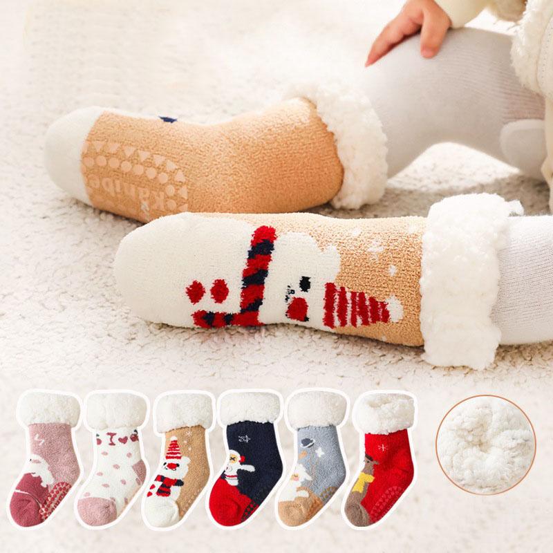 Socks Winter Soft Cotton Baby Girls Born Thick Christimas Toddlers Infant Boy Anti Slip Floor Sock, Khaki
Socks Winter Soft Cotton Baby Girls Born Thick Christimas Toddlers Infant Boy Anti Slip Floor Sock, Khaki