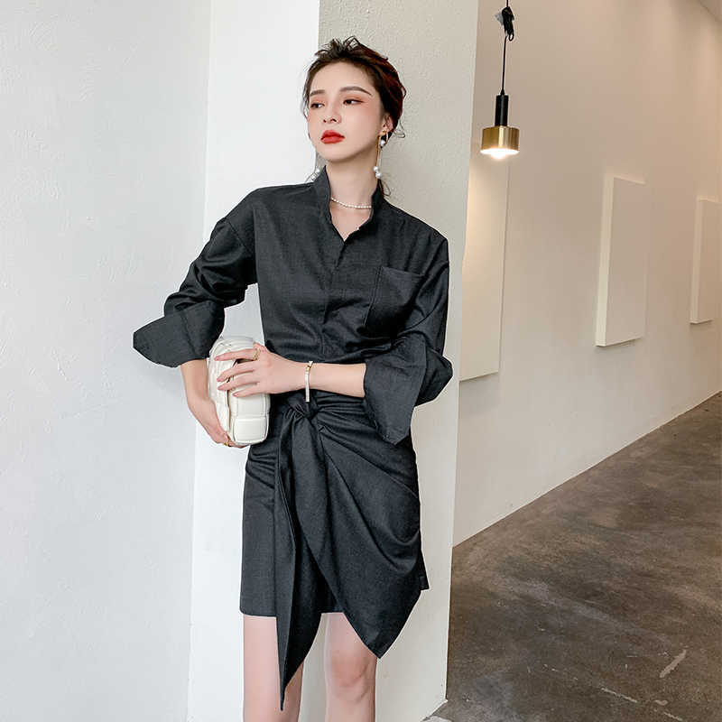 chic Women's dresses elegant slim waist OL dress Spring summer french romantic dress 210702