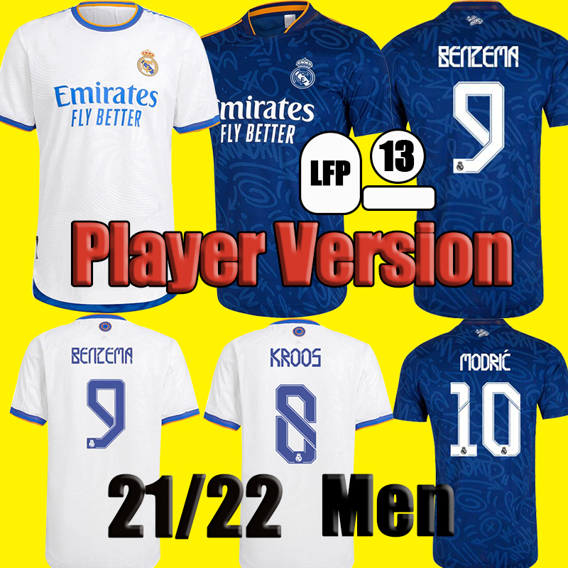 Player Version Camiseta Real Madrid Soccer Jerseys 21/22 BENZEMA MODRIC KROOS Soccer Shirt 2021/2022 Home white F.MENDY Men ALABA football uniform Customized S-4XL, Away la liga patch
Player Version Camiseta Real Madrid Soccer Jerseys 21/22 BENZEMA MODRIC KROOS Soccer Shirt 2021/2022 Home white F.MENDY Men ALABA football uniform Customized S-4XL, Away la liga patch
