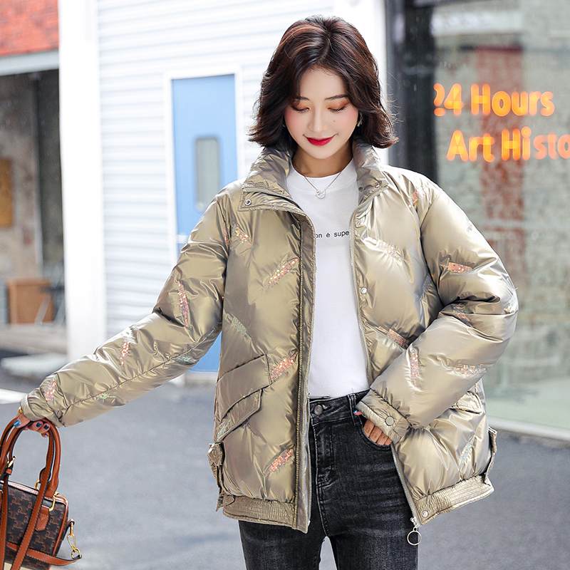New short winter jacket women's coat women's casual loose Korean cotton, Black
New short winter jacket women's coat women's casual loose Korean cotton, Black