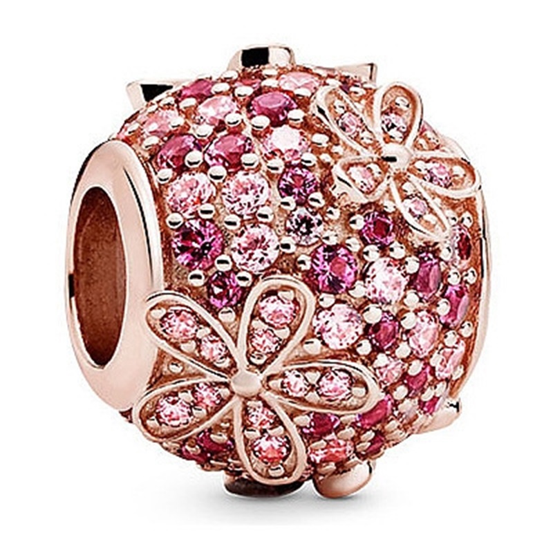 S925 Sterling silver jewelry Diy flower Beads Fits pandora Style Charm For Pandora Bracelets For European rose gold Bracelet&Collier 2255 Q2
S925 Sterling silver jewelry Diy flower Beads Fits pandora Style Charm For Pandora Bracelets For European rose gold Bracelet&Collier 2255 Q2