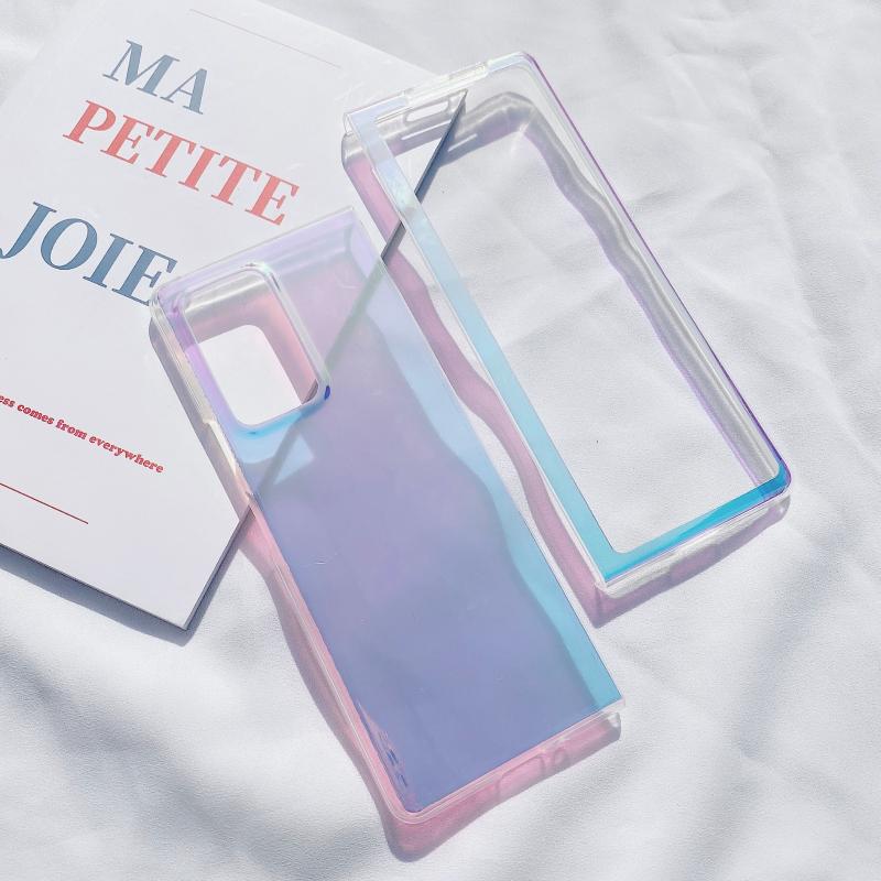 Luxury Transparent Blue-Ray Case For Samsung Galaxy Z Fold Ultra Thin Slim Soft TPU Silicone Cover 2 Flip Cell Phone Pouches
Luxury Transparent Blue-Ray Case For Samsung Galaxy Z Fold Ultra Thin Slim Soft TPU Silicone Cover 2 Flip Cell Phone Pouches