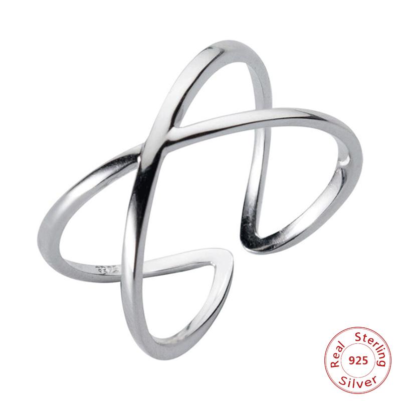Cluster Rings 2021 Women Double Layer X Shape 925 Sterling Silver Jewelry Criss Cross Ring Eternity Girls Long
Cluster Rings 2021 Women Double Layer X Shape 925 Sterling Silver Jewelry Criss Cross Ring Eternity Girls Long