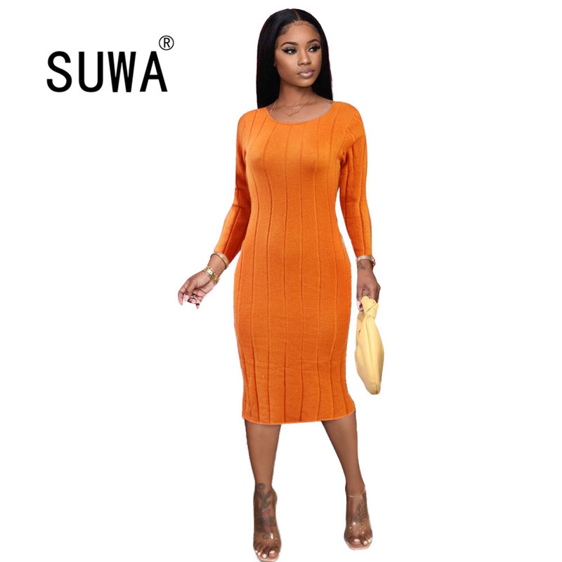 Sweater Dress for Women Sexy Backless Long Sleeve Knitted O Neck Bodycon Party Nightclub Midi Autumn Winter Vestidos 210525, Burgundy
Sweater Dress for Women Sexy Backless Long Sleeve Knitted O Neck Bodycon Party Nightclub Midi Autumn Winter Vestidos 210525, Burgundy