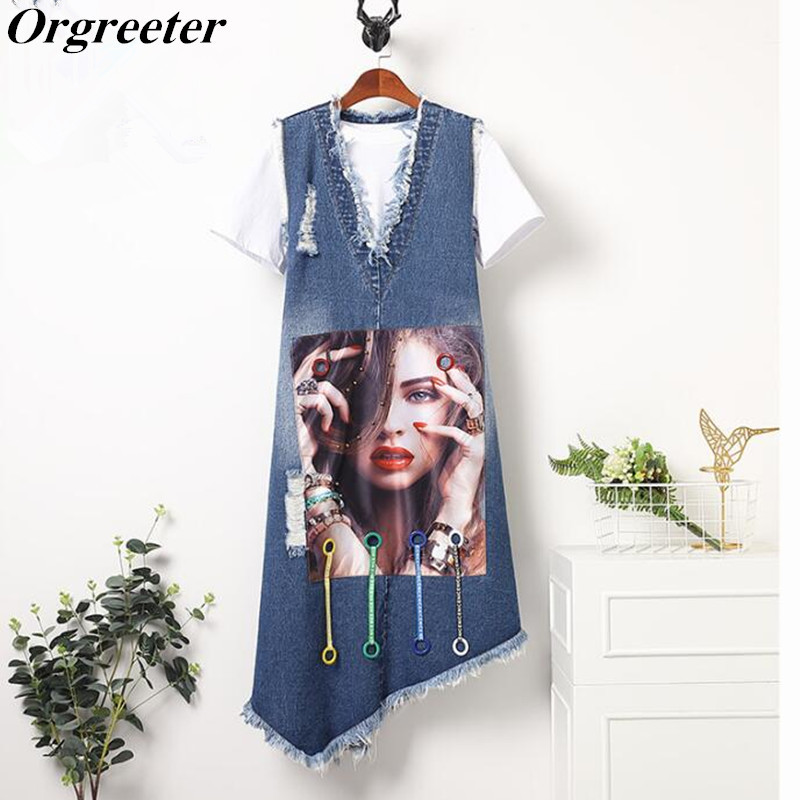 Plus Size Women's Tassel Ribbon Denim Dresses Fashion Streetwear Personality Avatar Appliques Sleeveless 210525, Blue
Plus Size Women's Tassel Ribbon Denim Dresses Fashion Streetwear Personality Avatar Appliques Sleeveless 210525, Blue