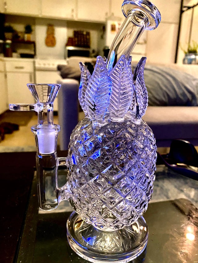 New Hookahs Colorful Glass Bong Bubbler 7.8 Inches Pineapple Dab Oil Rigs Inline Diffuse Perc Bubbler Glass Smoking Water Pipes with 14mm Banger
New Hookahs Colorful Glass Bong Bubbler 7.8 Inches Pineapple Dab Oil Rigs Inline Diffuse Perc Bubbler Glass Smoking Water Pipes with 14mm Banger