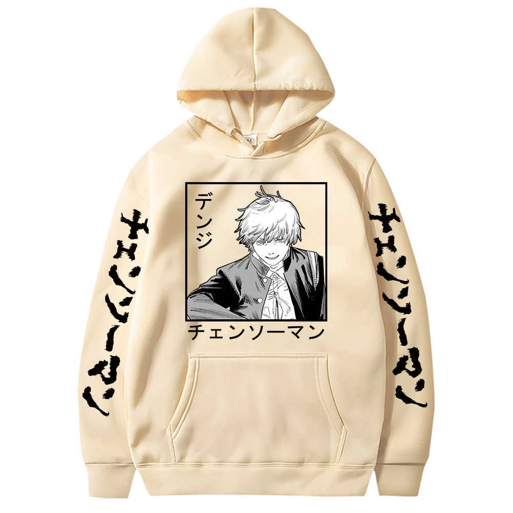 2021 Anime Chainsaw Man Graphic Long Sleeve Hoodies Harajuku Hoodie Pullover Tops Fashion joker H0910