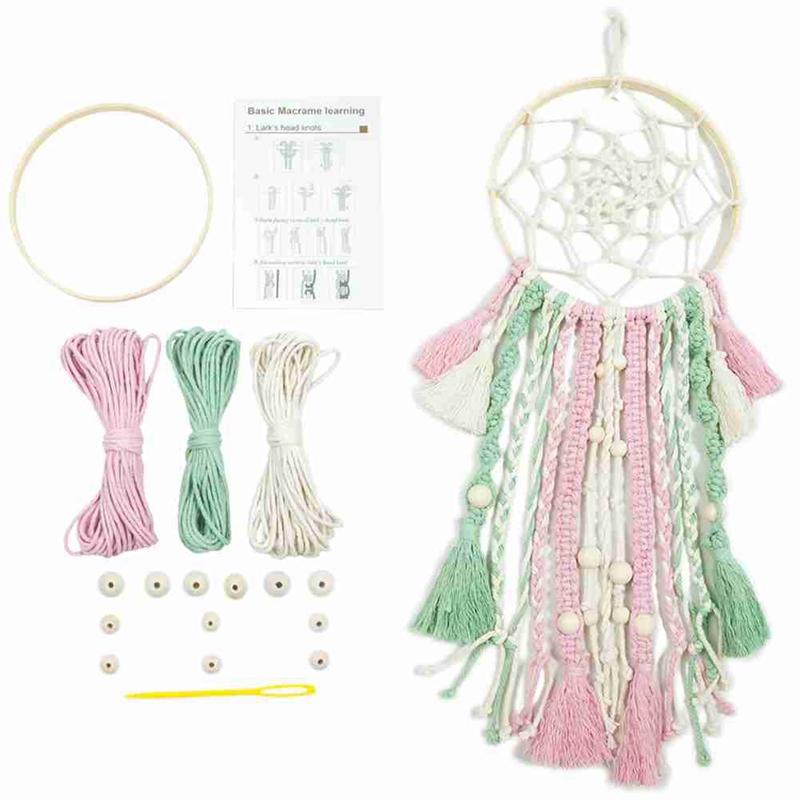 Decorative Objects & Figurines DIY Macrame Cord Kit Handmade Dream Catcher Craft For Adults Teen Home Room Wall Hanging Decor,Dream Hoop
Decorative Objects & Figurines DIY Macrame Cord Kit Handmade Dream Catcher Craft For Adults Teen Home Room Wall Hanging Decor,Dream Hoop