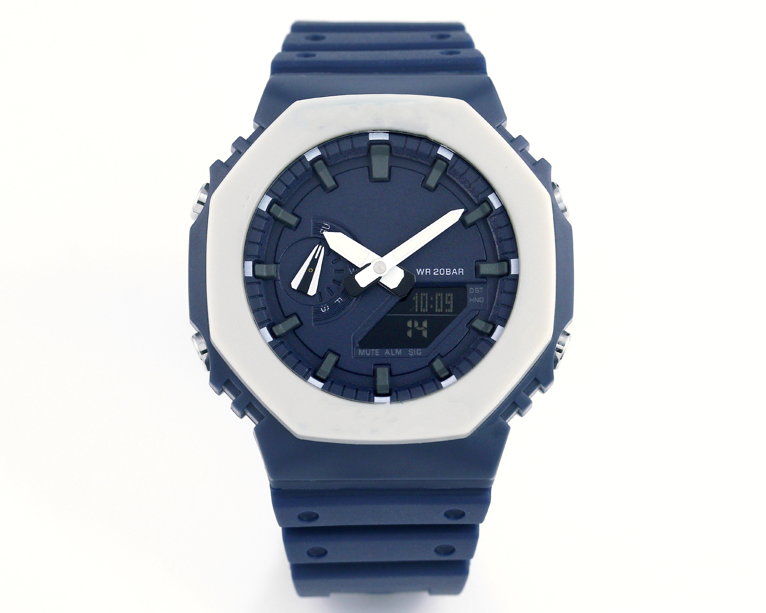 Sports Men's Quartz Digital 2100 Watch All hands can be operated LED cold light dual display waterproof world time high quality
Sports Men's Quartz Digital 2100 Watch All hands can be operated LED cold light dual display waterproof world time high quality