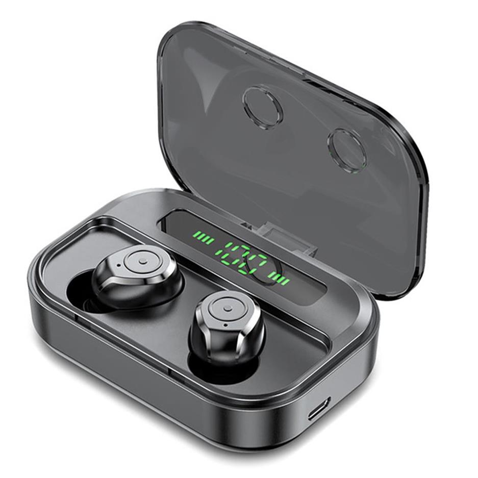 TG01 Bluetooth Earphones Binaural Mobile Phone Rechargeable Magnetic Suction Headset High Battery Lifea05a21, Black
TG01 Bluetooth Earphones Binaural Mobile Phone Rechargeable Magnetic Suction Headset High Battery Lifea05a21, Black