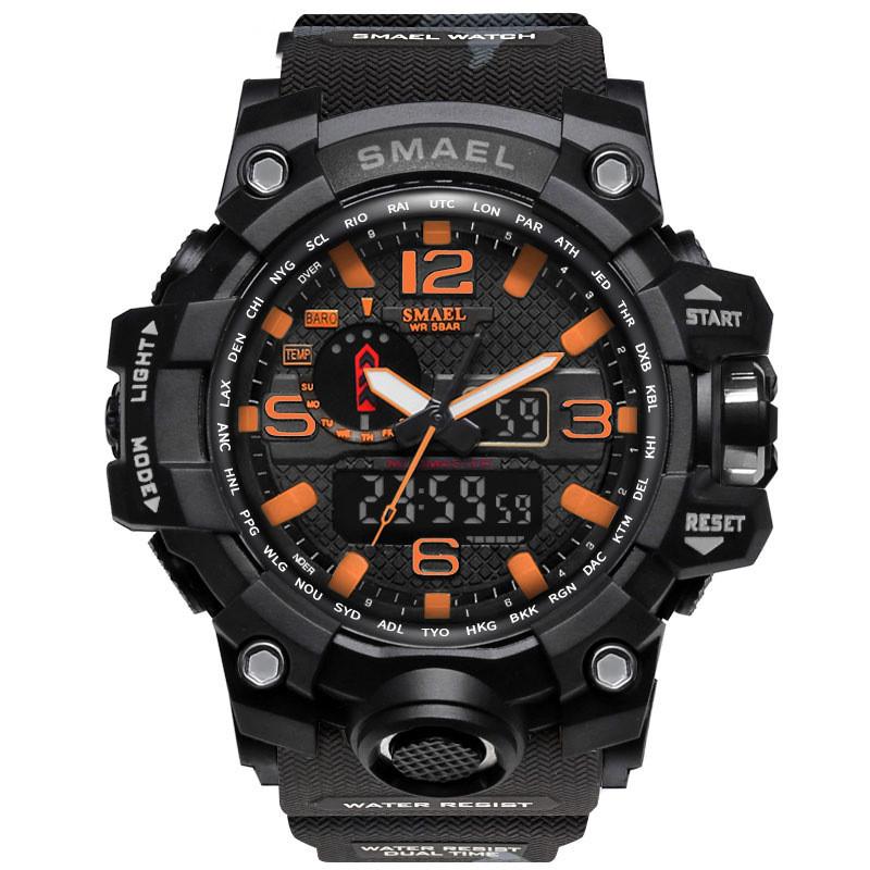 Smael Simaier Wrist Watch Motion Outdoors Waterproof More Function Man Electronic Creative Watches Wristwatches, Slivery;brown
Smael Simaier Wrist Watch Motion Outdoors Waterproof More Function Man Electronic Creative Watches Wristwatches, Slivery;brown