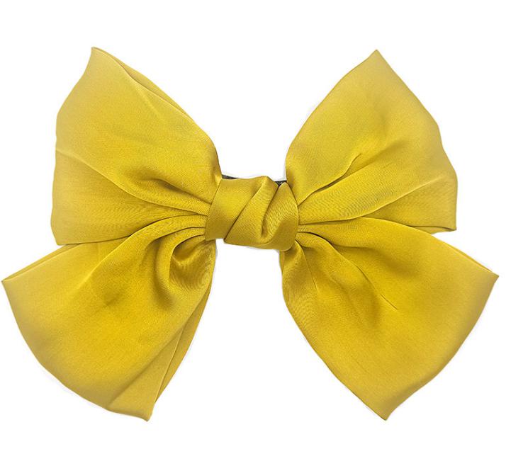Cheap Girls Large Bow Knot Hairgrips Bohemian Hairbow Ties Hair Clips Women Hair Accessories Bowknot Hairpins Ponytail Holder Headress