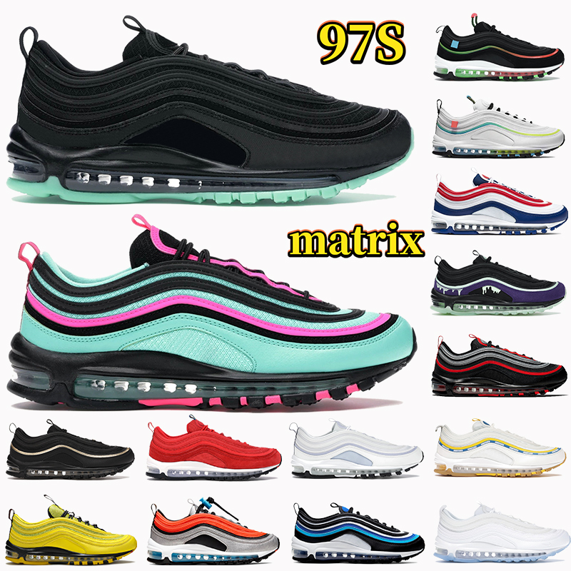 2021 97S men running shoes matrix south beach alternate black worldwide white slime halloween ghost USA aqua blue Women Sneakers mens trainers, 49# bubble wrap packaging
2021 97S men running shoes matrix south beach alternate black worldwide white slime halloween ghost USA aqua blue Women Sneakers mens trainers, 49# bubble wrap packaging