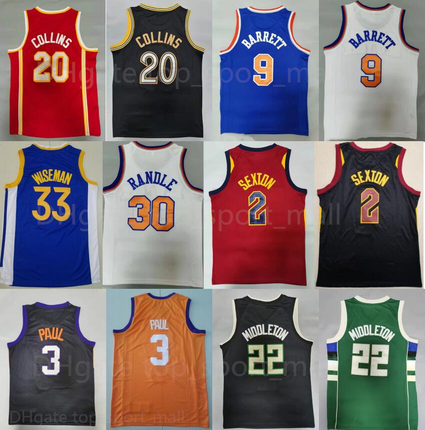 Team Basketball James Wiseman Jersey 33 RJ Barrett 9 Chris Paul 3 Khris Middleton 22 Collin Sexton 2 Randle 30 John Collins Stitched Good Men Wear Sport Uniform Shirt, Photo a
Team Basketball James Wiseman Jersey 33 RJ Barrett 9 Chris Paul 3 Khris Middleton 22 Collin Sexton 2 Randle 30 John Collins Stitched Good Men Wear Sport Uniform Shirt, Photo a