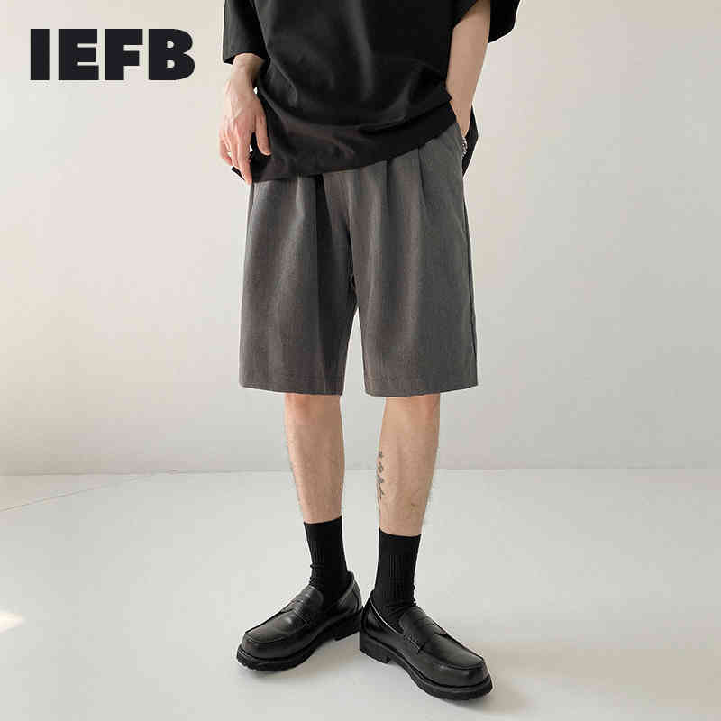 IEFB Casual Shorts Men's Loose Trendy Summer Lightweight Korean Trend Solid Color Straight Knee Length Pants 9Y6981 210524, Black
IEFB Casual Shorts Men's Loose Trendy Summer Lightweight Korean Trend Solid Color Straight Knee Length Pants 9Y6981 210524, Black