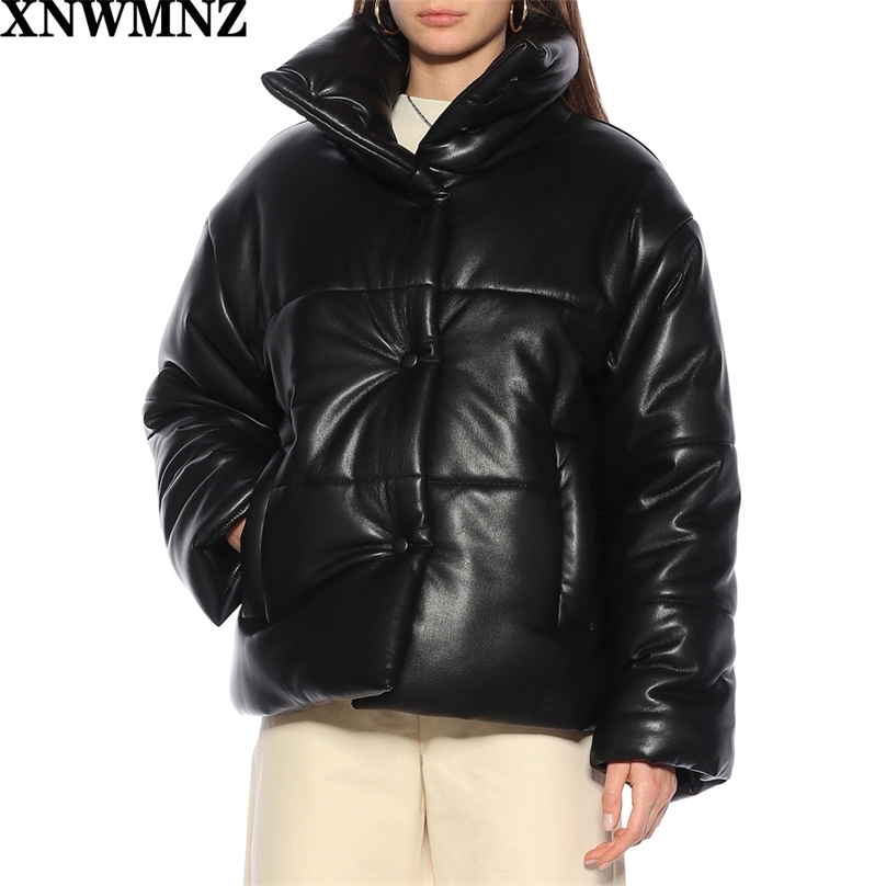 Solid PU Leather Parkas Women Fashion High Imitation Coats Elegant Thick Cotton Jackets Female Ladies 210520, Camel
Solid PU Leather Parkas Women Fashion High Imitation Coats Elegant Thick Cotton Jackets Female Ladies 210520, Camel