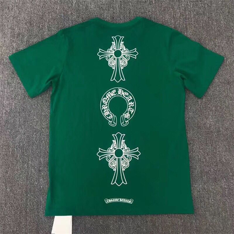 Hearts Chrome Chao Brand HeartsChrome Crosin Green Horseshoe Cross Letter Print Short Sleeve T-shirt Tee AE51, White;black
Hearts Chrome Chao Brand HeartsChrome Crosin Green Horseshoe Cross Letter Print Short Sleeve T-shirt Tee AE51, White;black