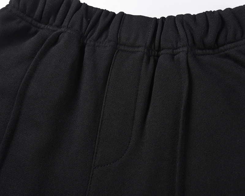 Striped Black Elastic Wasit Loose Flare Pants Men and Women High Street Straight Wide Leg Oversize Casual Trousers
