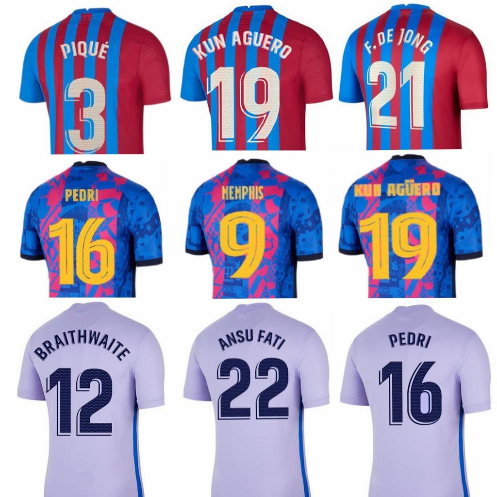 Barca Soccer Jersey KUN AGUERO#19 MESSI#10 Men and Women With Logo S-XXL home away third Training Football T-shirts, Name#number
Barca Soccer Jersey KUN AGUERO#19 MESSI#10 Men and Women With Logo S-XXL home away third Training Football T-shirts, Name#number