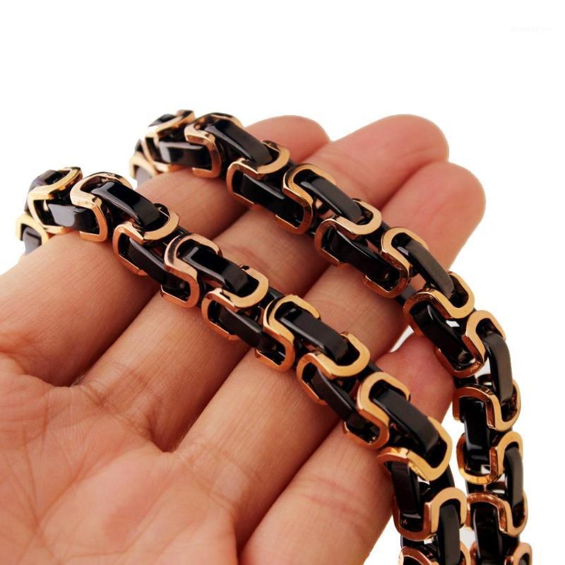 8mm Byzantine Necklace Bracelet For Men Women Stainless Steel Jewelry Accessories Box Chain Collar Choker Male Boys Friend Gifts Chains
8mm Byzantine Necklace Bracelet For Men Women Stainless Steel Jewelry Accessories Box Chain Collar Choker Male Boys Friend Gifts Chains