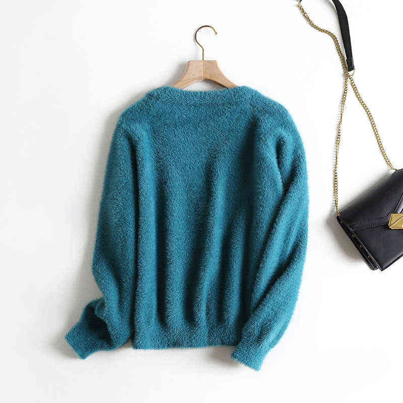 GOPLUS Cardigan Sweater For Women V Neck Oversized Sweaters Green Black Cardigans Vrouw Truien Pull Femme Sweter Dames Trui 211117