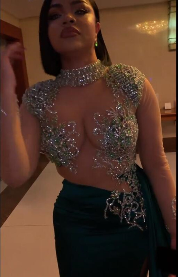Plus Size Arabic Aso Ebi Green Luxurious Sexy Prom Dresses Beaded Crystals High Neck Evening Formal Party Second Reception Gowns Dress ZJ504
