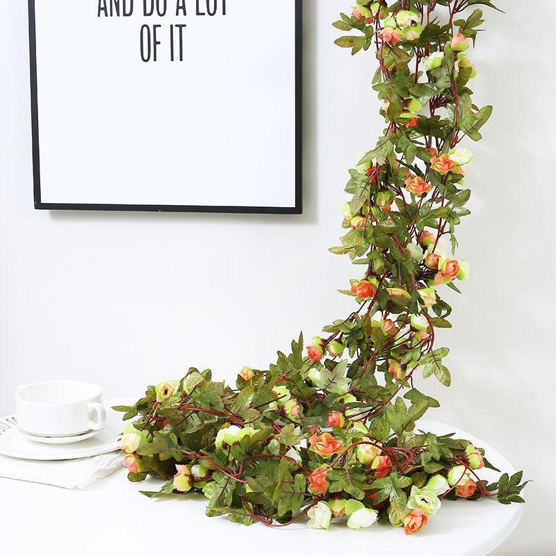 Decorative Flowers & Wreaths 220cm Rose Artificial Silk Autumn Decoration Plastic Long Vine Garland Fake Flower Christmas Home Bathroom Balc
Decorative Flowers & Wreaths 220cm Rose Artificial Silk Autumn Decoration Plastic Long Vine Garland Fake Flower Christmas Home Bathroom Balc