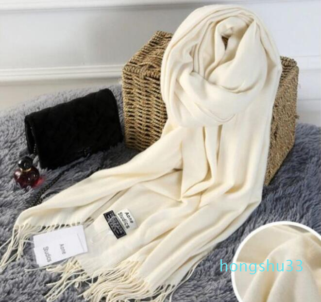 2021 winter 350 gram cashmere scarf high-end soft thick cashmere scarf fashion men's and women's scarf 200*70cm