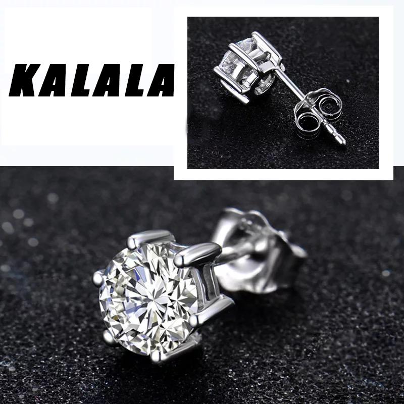 Stud 18K White Gold Classic 6 DF Color Moissanite Earrings 5mm Wedding Anniversary Earring For Woman, Golden;silver
Stud 18K White Gold Classic 6 DF Color Moissanite Earrings 5mm Wedding Anniversary Earring For Woman, Golden;silver