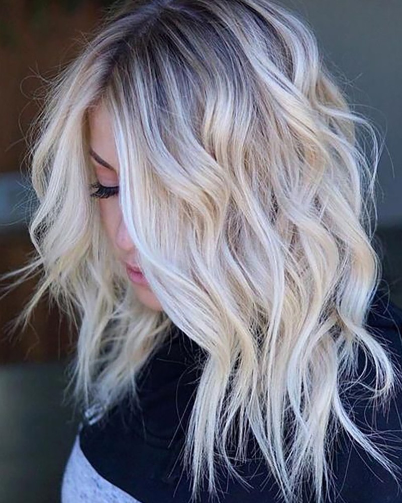 women wig 2021 14 inch short curly wave grey gradient synthetic headband wigs