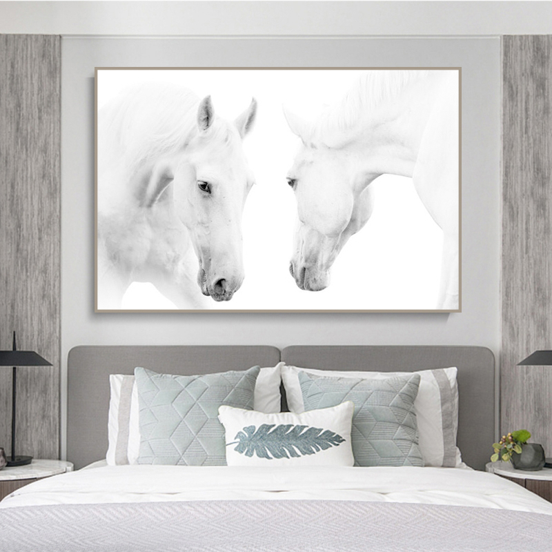 White Horses Head to Head Canvas Paintings On the Wall Art Posters And Prints Animals Family Nordic Art Pictures Home Wall Decor
White Horses Head to Head Canvas Paintings On the Wall Art Posters And Prints Animals Family Nordic Art Pictures Home Wall Decor