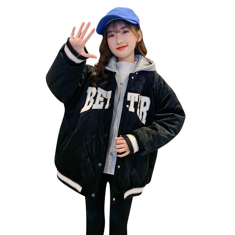 Jackets Winter Girls Down Jacket Coat Teenager Windbreaker Overcoat Padded Parkas Kids Hooded Warm Outerwear Clothes Children 5-14 Year, Blue;gray
Jackets Winter Girls Down Jacket Coat Teenager Windbreaker Overcoat Padded Parkas Kids Hooded Warm Outerwear Clothes Children 5-14 Year, Blue;gray