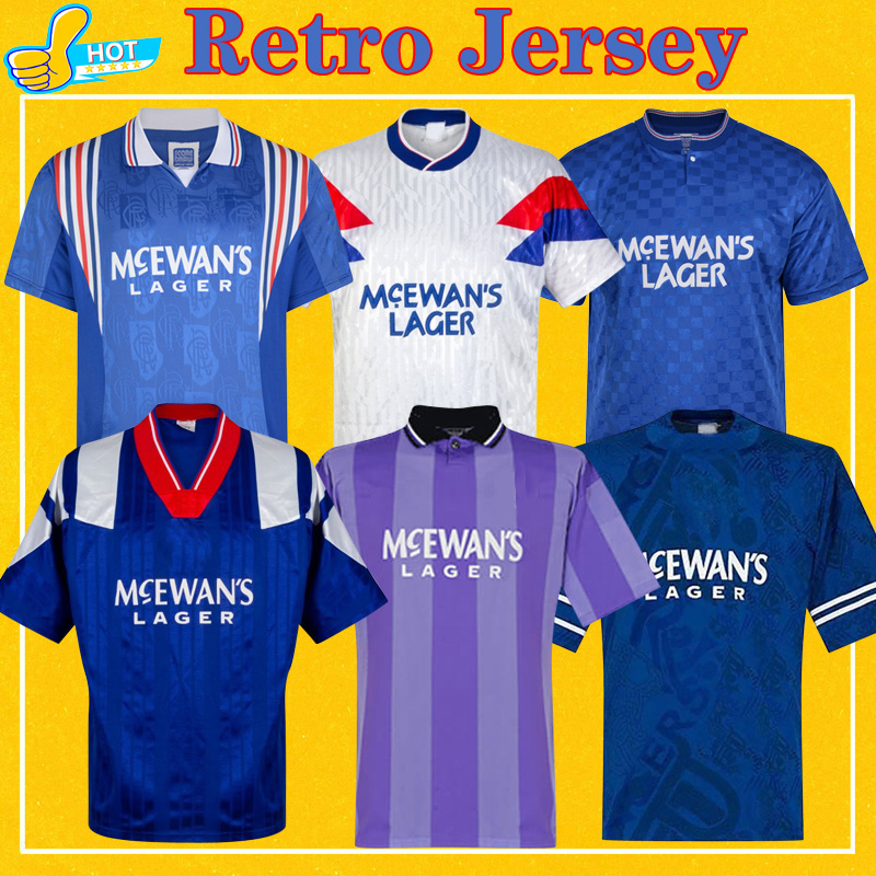 Retro Soccer Jersey Glasgow Rangers 82 83 87 88 90 92 94 96 97 99 01 08 09 Season Classics Football Shirt, Home
Retro Soccer Jersey Glasgow Rangers 82 83 87 88 90 92 94 96 97 99 01 08 09 Season Classics Football Shirt, Home