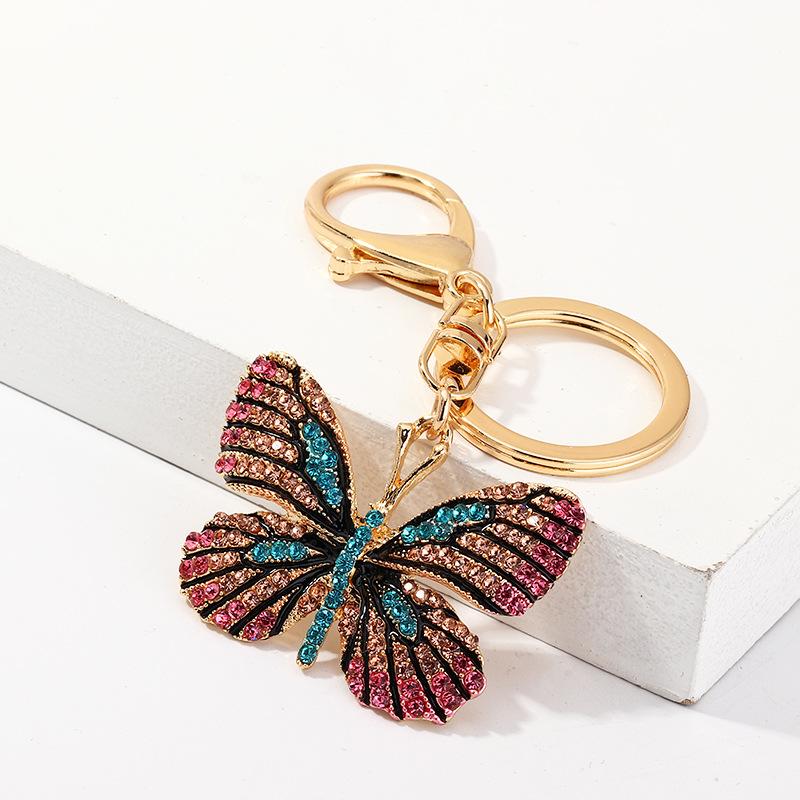 Keychains Fashion Exquisite Multicolor Crystal Butterfly Key Chain Cute Rhinestone Keychain Keyring For Women Girls Accessories
Keychains Fashion Exquisite Multicolor Crystal Butterfly Key Chain Cute Rhinestone Keychain Keyring For Women Girls Accessories