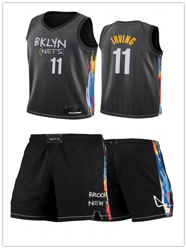 BrooklynNetsMEN basketball KyrieIrving Statement Icon City Honor Basquiat Jersey, Black
BrooklynNetsMEN basketball KyrieIrving Statement Icon City Honor Basquiat Jersey, Black