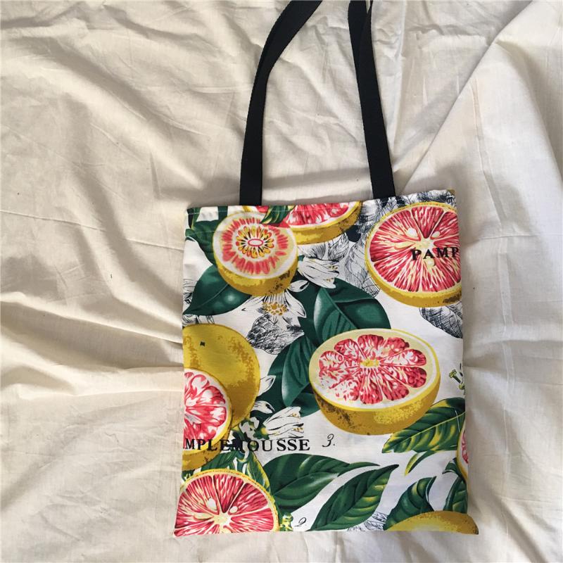 Shopping Bags YILE Cotton Canvas Eco Tote Shoulder Bag Print Fruit Lemon Orange L8625a, 1 layer no lining
Shopping Bags YILE Cotton Canvas Eco Tote Shoulder Bag Print Fruit Lemon Orange L8625a, 1 layer no lining