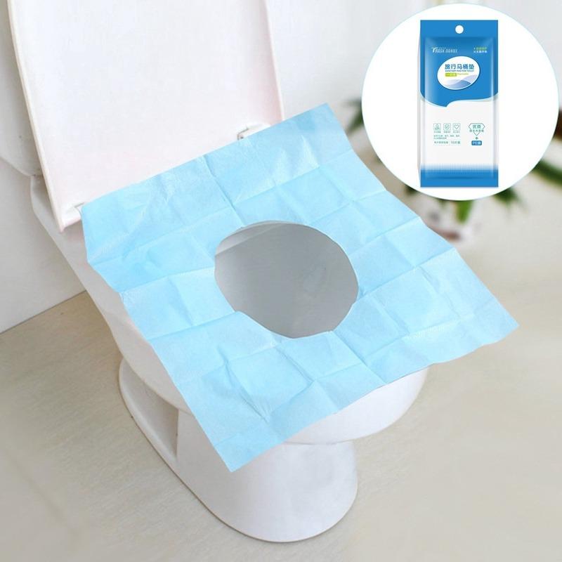 10PCS/Pack Disposable Toilet Seat Cover Mat Waterproof Anti-Bacteria Paper Pad For Travel Camping Bathroom Accessiories Bath Accessory Set
10PCS/Pack Disposable Toilet Seat Cover Mat Waterproof Anti-Bacteria Paper Pad For Travel Camping Bathroom Accessiories Bath Accessory Set