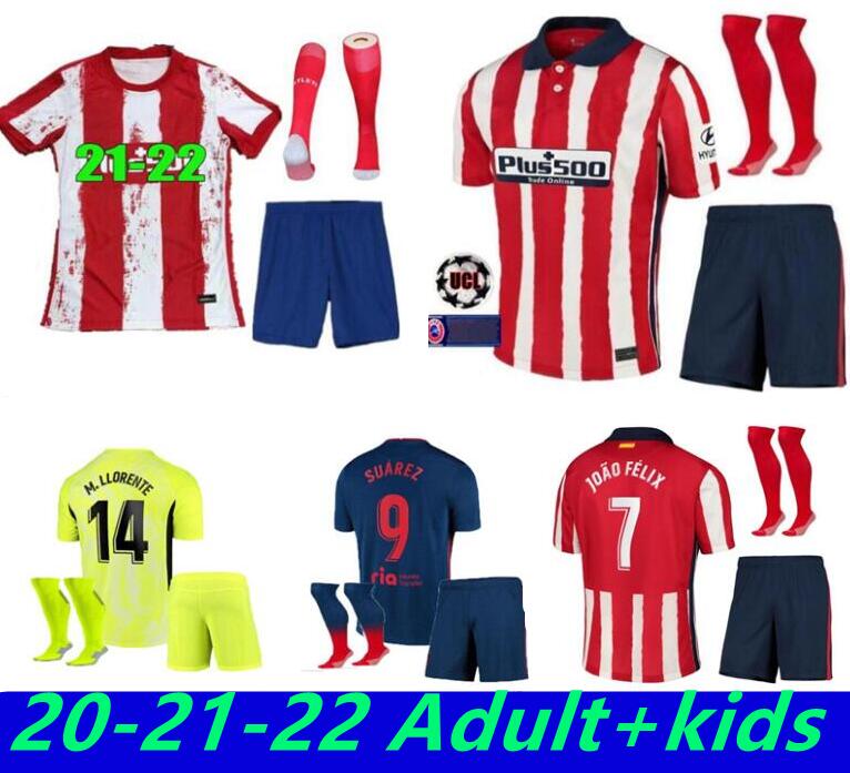 men+kids kit 20 21 22 Atletico SUÃREZ Madrid home away 3RD Soccer Jerseys kits 2022 Camisetas de fútbol JOAO FELIX football shirt, Black;yellow
men+kids kit 20 21 22 Atletico SUÃREZ Madrid home away 3RD Soccer Jerseys kits 2022 Camisetas de fútbol JOAO FELIX football shirt, Black;yellow
