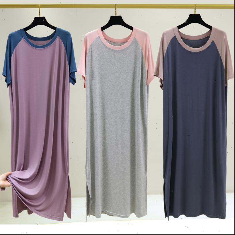 plus size nightdress modal womens sleepwears nightgown casual home clothes intimate lingerie long sleep dress bathrobe homewear, Black;red
plus size nightdress modal womens sleepwears nightgown casual home clothes intimate lingerie long sleep dress bathrobe homewear, Black;red