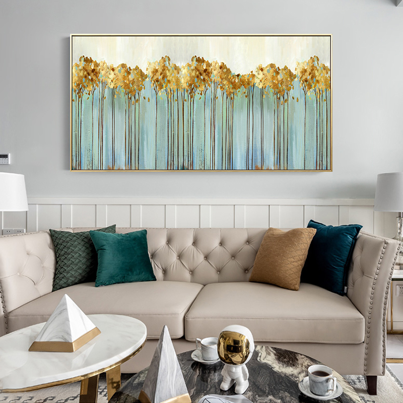 Nordic Abstract Gold Tree Canvas Interior Painting Living Room Bedroom Decoration Poster and Print Wall Art Pictures Home Decor