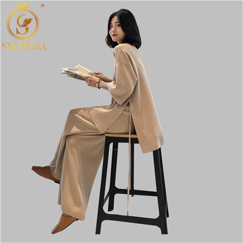 Women 2 Piece Kintted Set Autumn Winter Runway Fashion Casual Top+High Waist Clothing Pants Suit 210520, Photo color
Women 2 Piece Kintted Set Autumn Winter Runway Fashion Casual Top+High Waist Clothing Pants Suit 210520, Photo color
